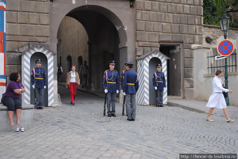 Смена караула в Пражском Граде Прага, Чехия