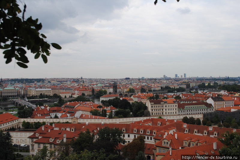 Прага со стен Пражского Града Прага, Чехия