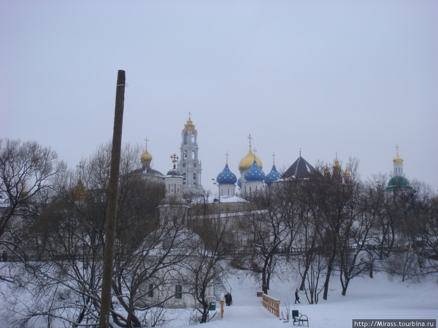 Золотые купола. Сергиев Посад, Россия