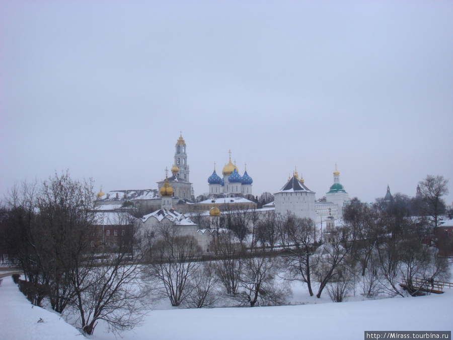 Золотые купола. Сергиев Посад, Россия