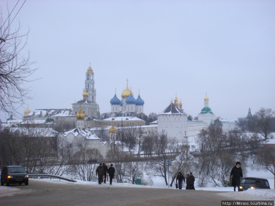 Золотые купола. Сергиев Посад, Россия