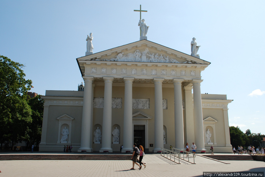 Литва Вильнюс костел старый город