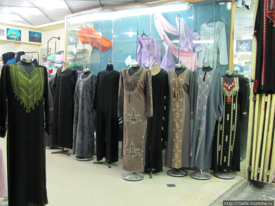 Арабские модные платья. Иерусалим, Израиль