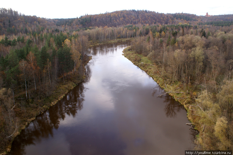 река Гауя Сигулда, Латвия