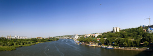 Вид на Ростов на Дону с моста