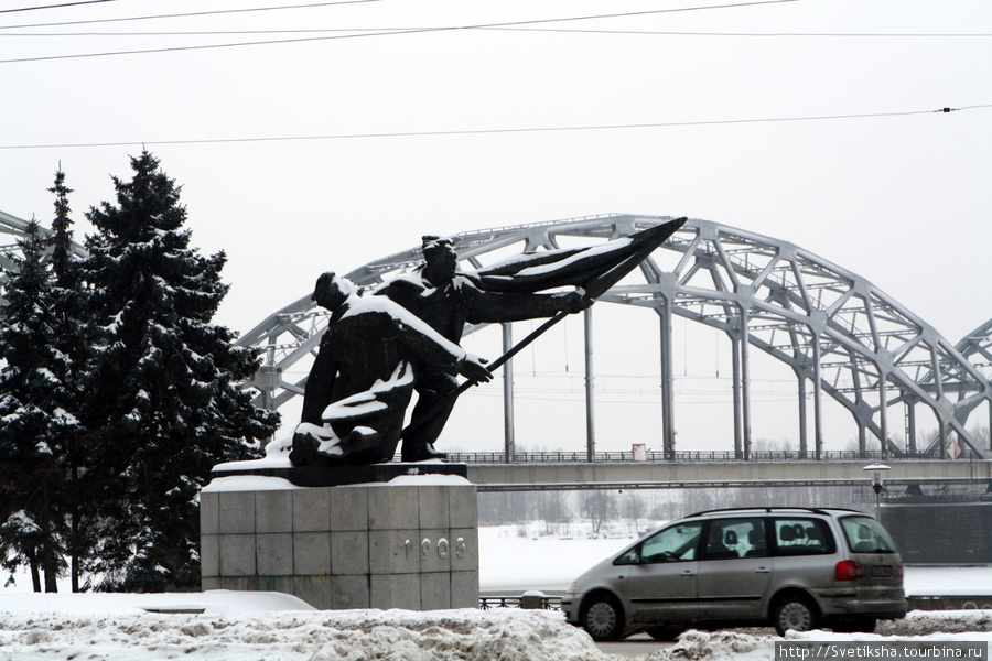 Город великана-паромщика Рига, Латвия