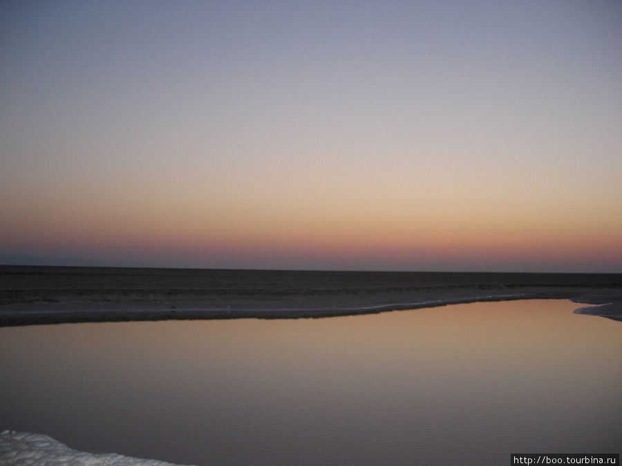 солёные озёра Сахары Тунис