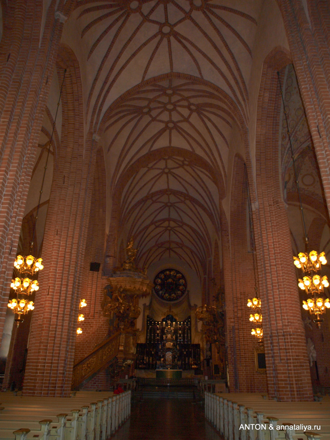 Внутри церкви Стокгольм, Швеция