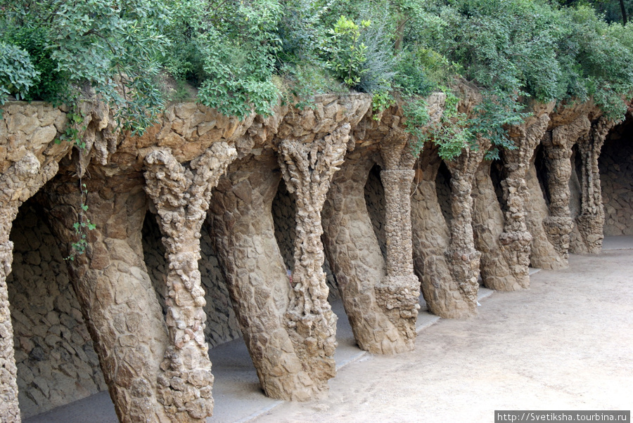 Парк Гуэля — Неудавшийся проект Антонио Гауди Барселона, Испания