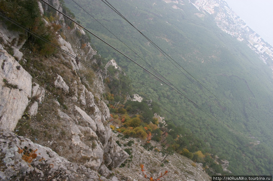 2010 Сентябрь. Ялта - Канатная дорога на Ай-Петри и вершина Ялта, Россия