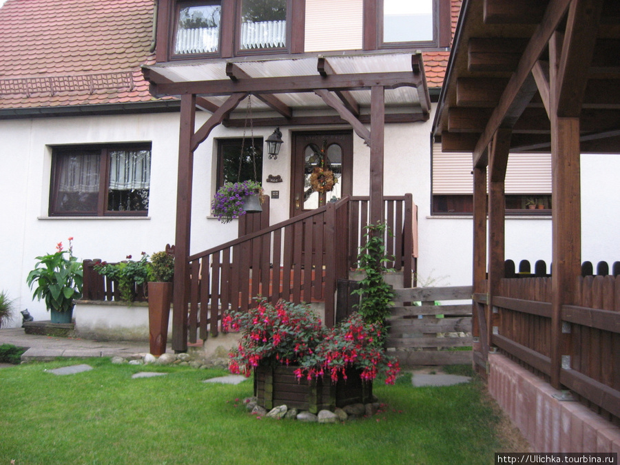 Баварские домики и полисадники. Земля Бавария, Германия