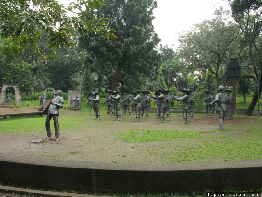 Расстрел Хосе Ризаля (1861-1896), точно восстановленный по фото и воспоминаниям очевидцев Манила, Филиппины