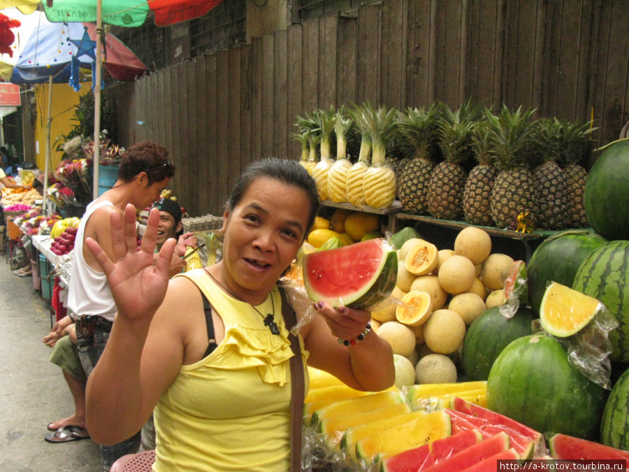 Продавщица фруктов Манила, Филиппины