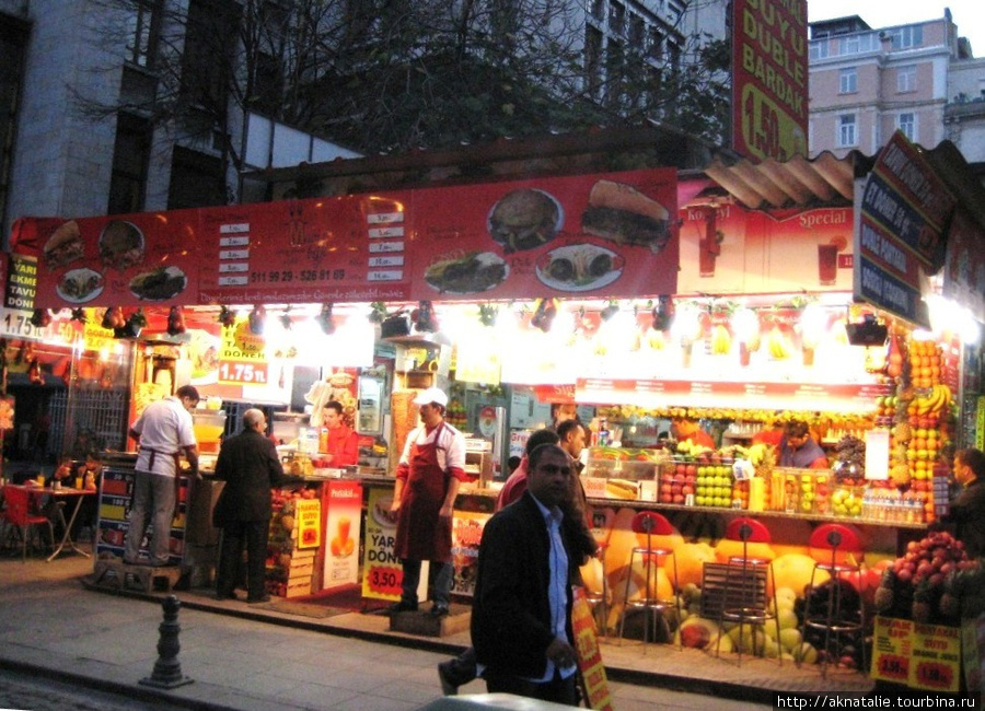 Уличная еда в Стамбуле Стамбул, Турция