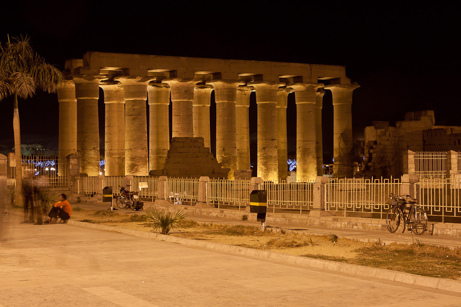 Ночной Луксор Луксор, Египет