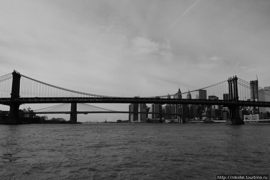 Манхэттенский мост и Манхэттен Нью-Йорк, CША