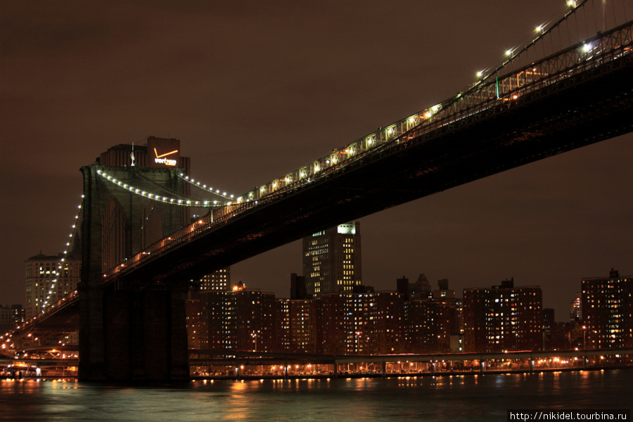 Бруклинский мост Нью-Йорк, CША