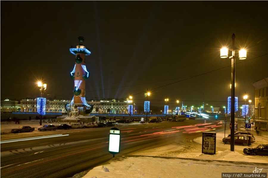 Нарядный город, зимний Питер Санкт-Петербург, Россия