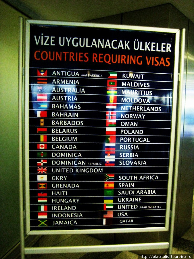 Турецкая виза Стамбул, Турция