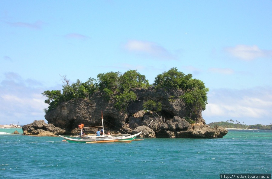 Ежик в море Остров Боракай, Филиппины