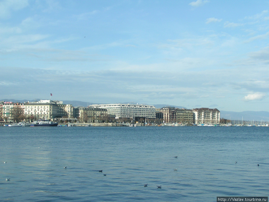 Парадный фасад Женевы Женева, Швейцария