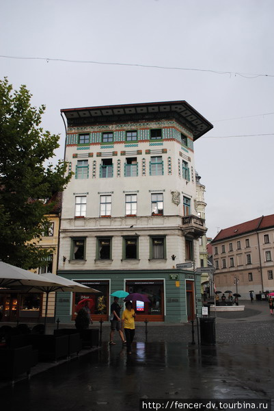 Дом у тройного моста. Мой самый любимый в Любляне Любляна, Словения