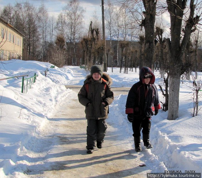 Уроки закончились. Палех, Россия