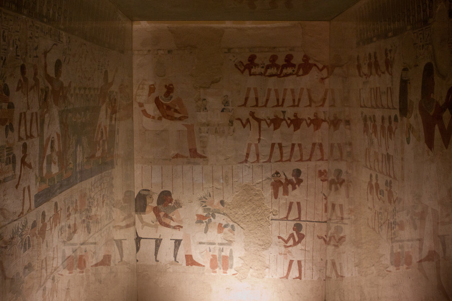 Гробницы знати: Мена и Нахт Луксор, Египет