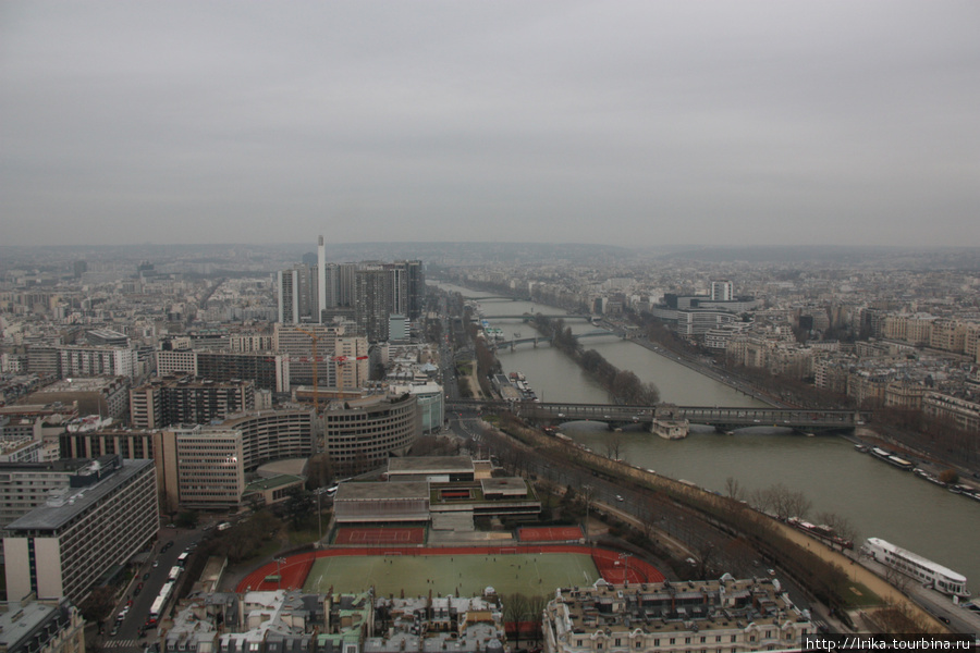 Париж с Эйфелевой башни Париж, Франция
