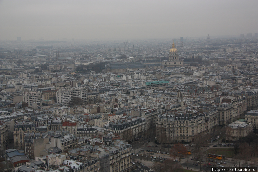 Париж с Эйфелевой башни Париж, Франция