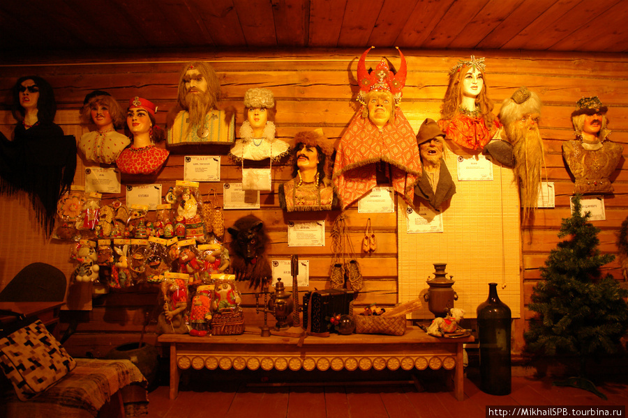 Музей масок в Доме Берендея. Переславль-Залесский, Россия