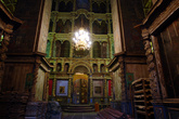 Иконостас Успенского собора на реставрации.