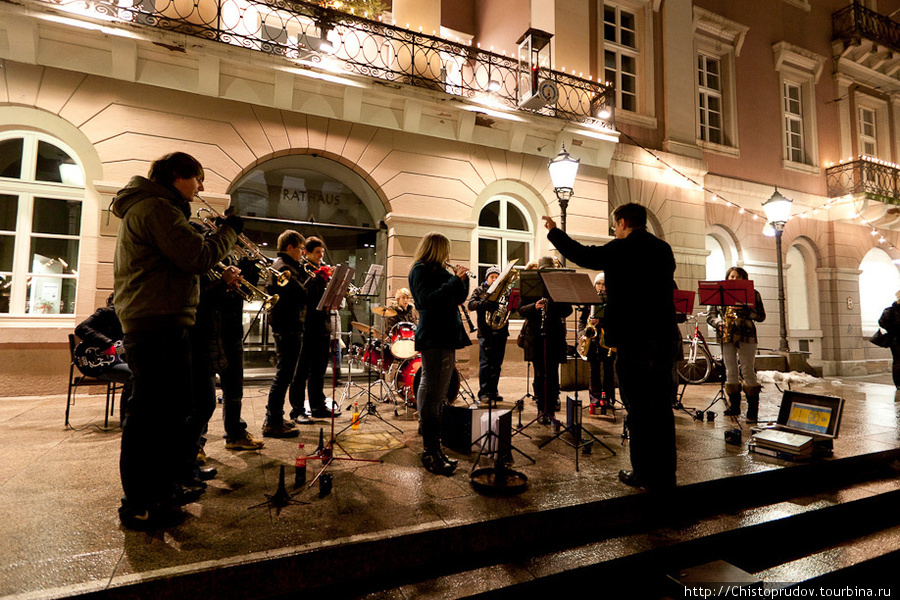 Уличный оркестр. Карлсруэ, Германия