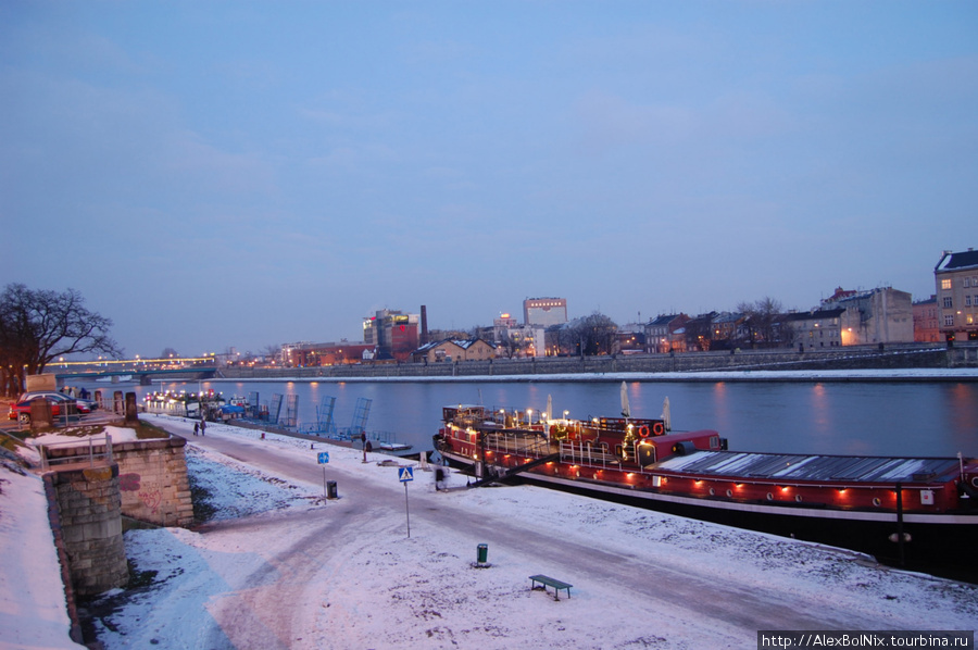 Ночной Краков Краков, Польша