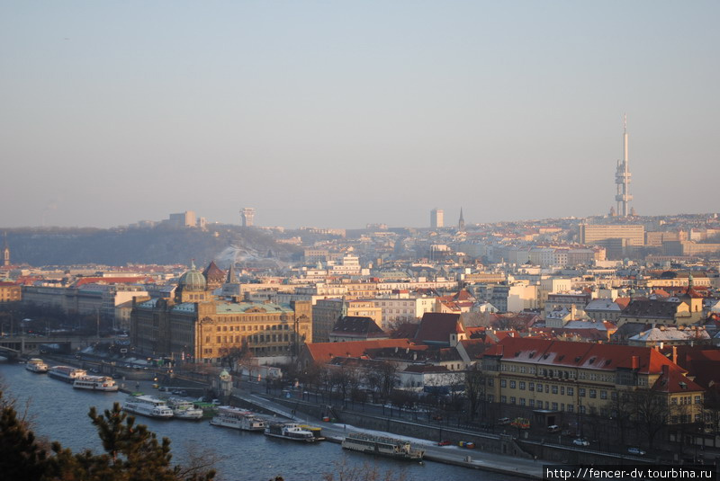 Отсюда открывается шикарный вид на город Прага, Чехия