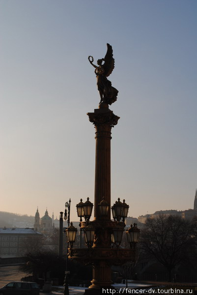 Пражский Рудольфинум морозным днем Прага, Чехия