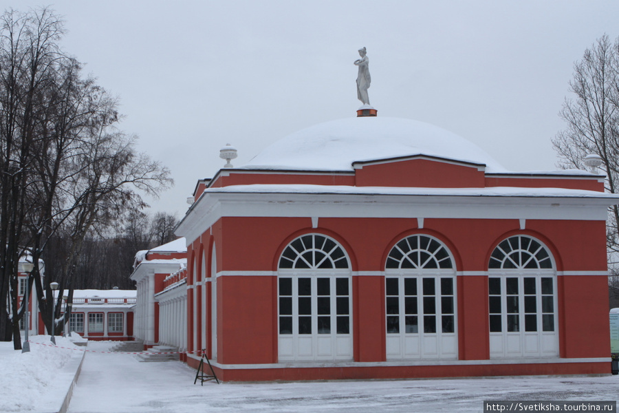 Зимние остатки усадьбы Воронцовых Москва, Россия