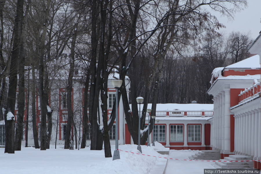 Зимние остатки усадьбы Воронцовых Москва, Россия