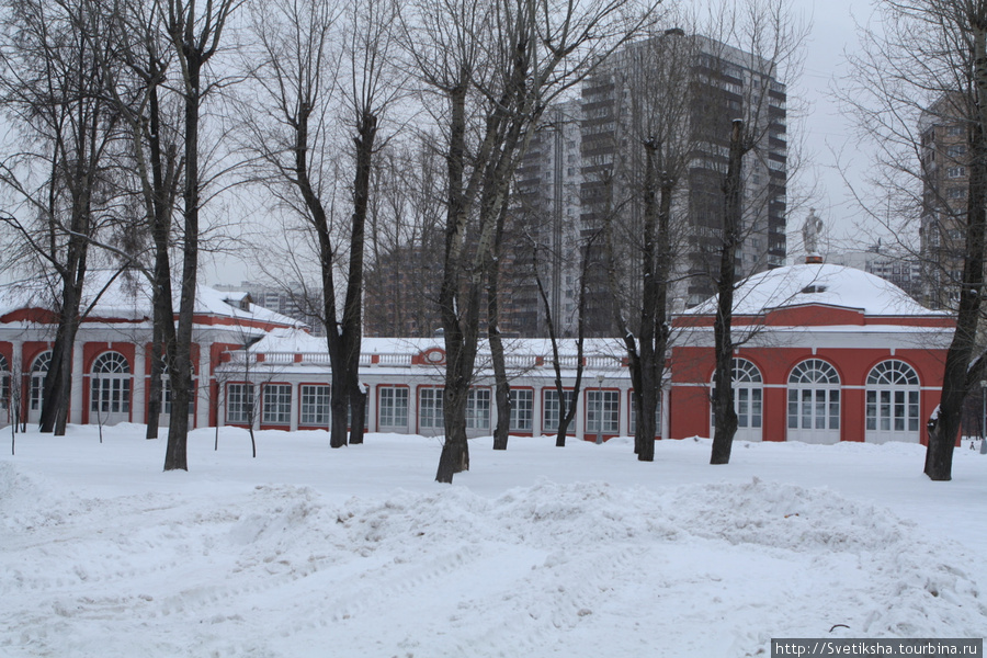 Зимние остатки усадьбы Воронцовых Москва, Россия