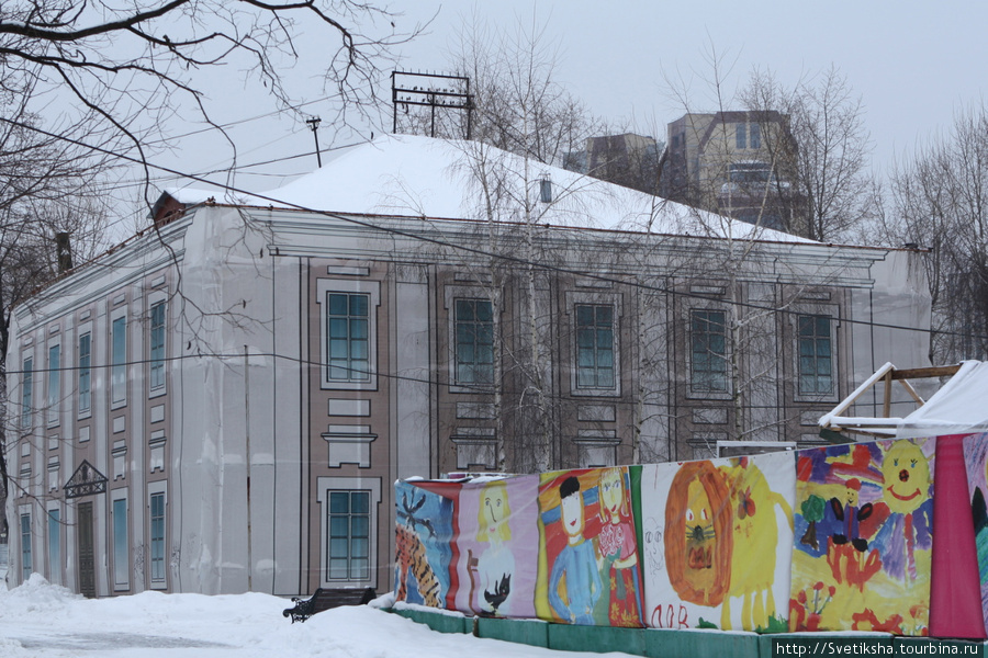 Зимние остатки усадьбы Воронцовых Москва, Россия