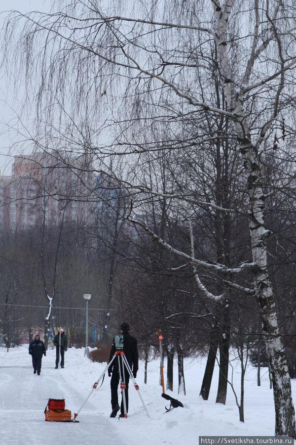 Зимние остатки усадьбы Воронцовых Москва, Россия