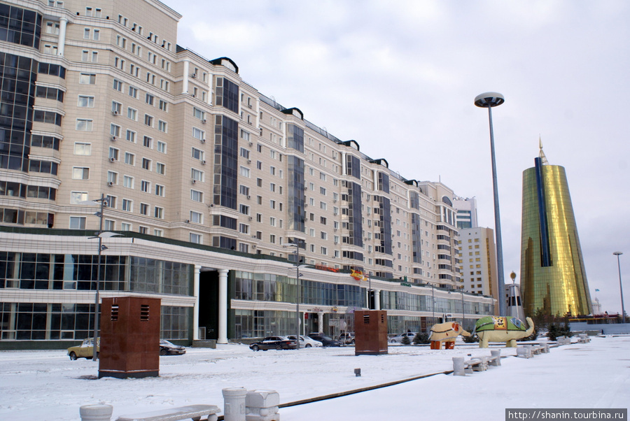Центральная улица в Астане Астана, Казахстан