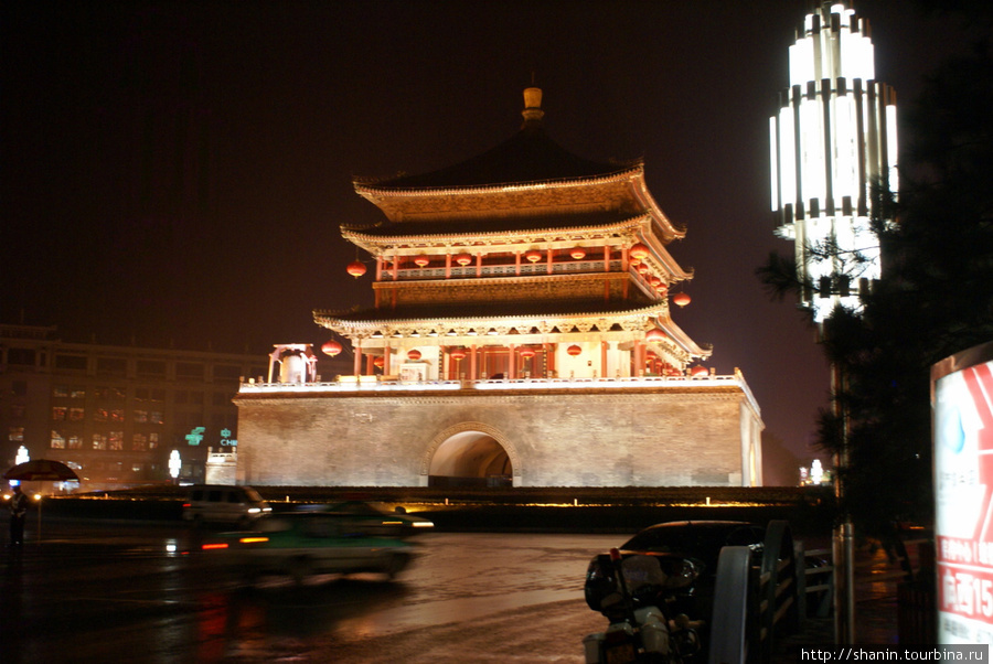 Колокольная башня в Сиане Сиань, Китай