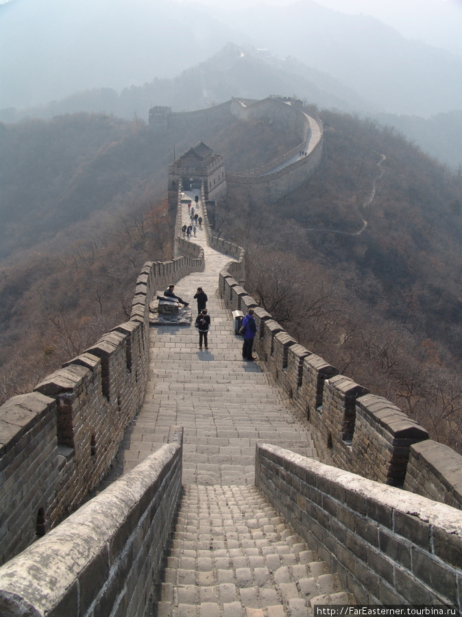Великая китайская стена в Мутианью часть вторая Пекин, Китай