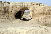 Руины древнего города Гаочан возле Турфана