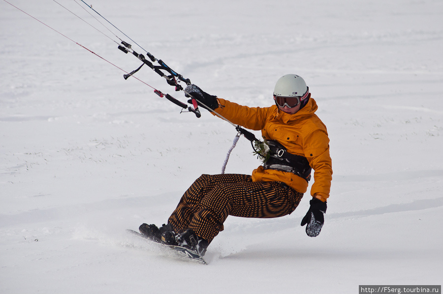 Сноукайтинг в Анапе (29.01.2011)