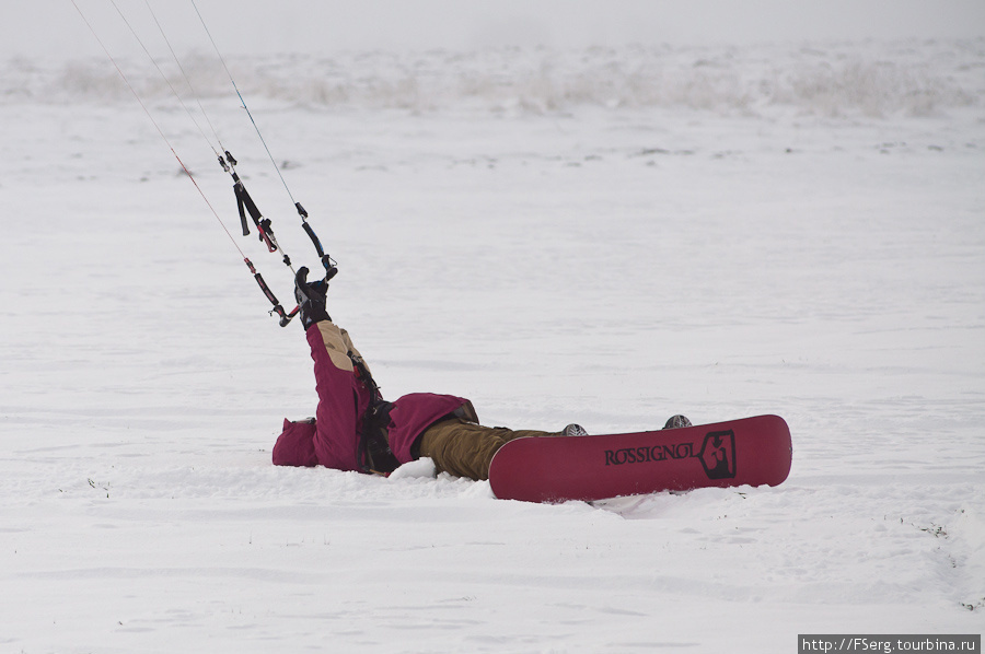 Сноукайтинг в Анапе (29.01.2011) Анапа, Россия