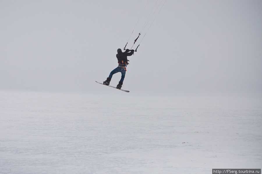 Сноукайтинг в Анапе (29.01.2011)