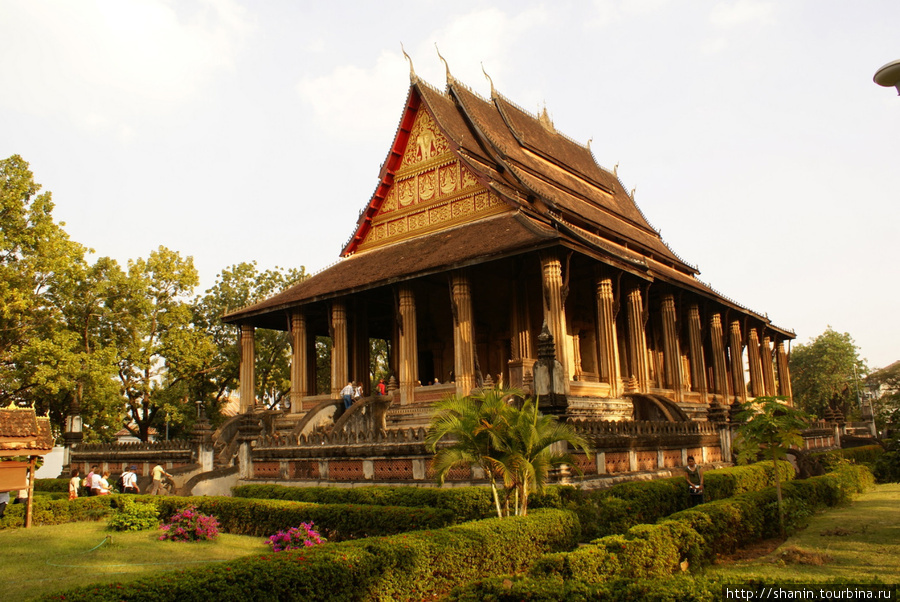 Храм в монастыре Ват Хо Пра Кео во Вьентьяне Вьентьян, Лаос