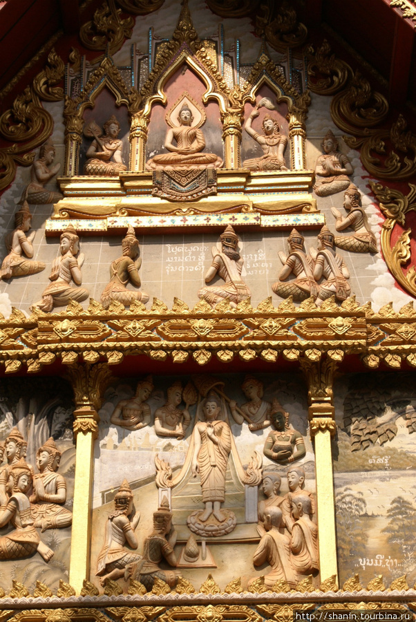 Храм в монастыре Ват Си Мыанг во Вьентьяне Вьентьян, Лаос